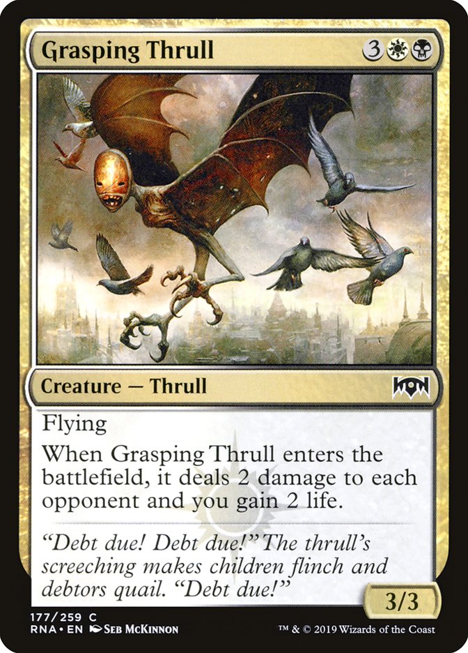 Grasping Thrull front