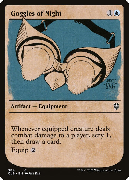Goggles of Night front