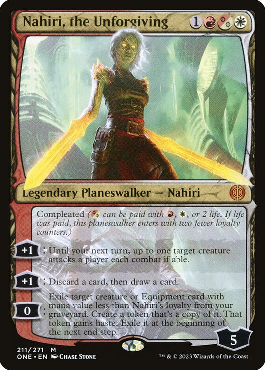 Nahiri, the Unforgiving front