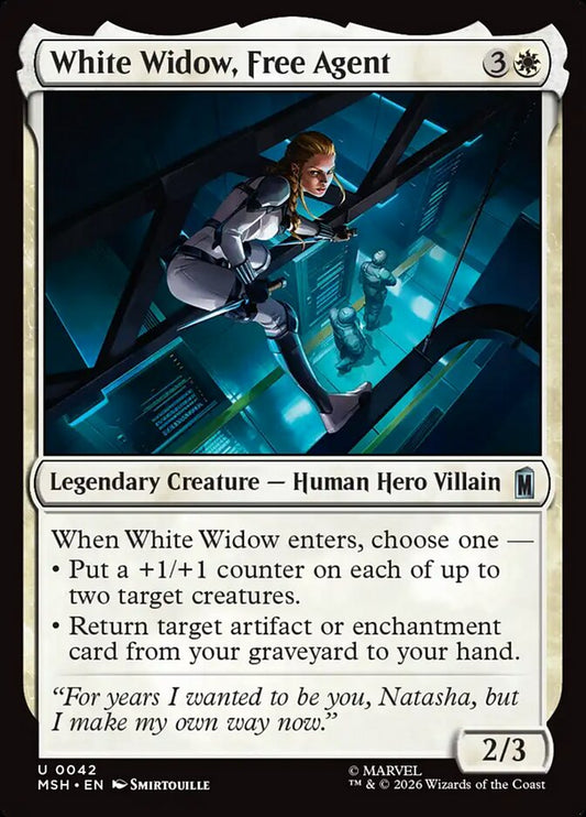 White Widow, Free Agent front