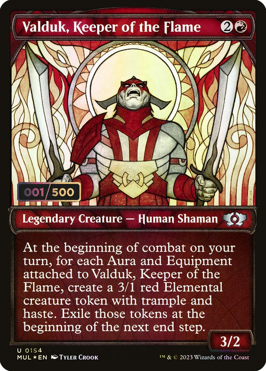 Valduk, Keeper of the Flame front