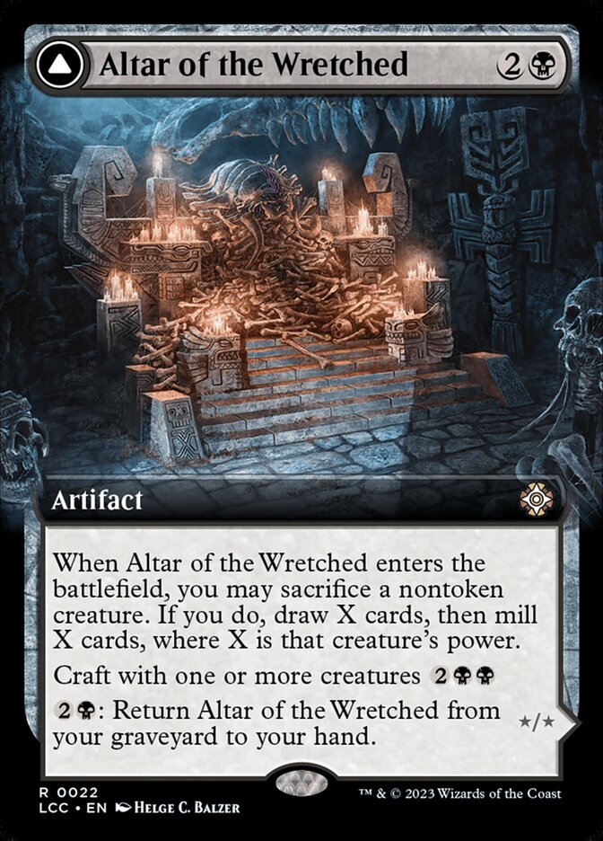Altar of the Wretched // Wretched Bonemass front