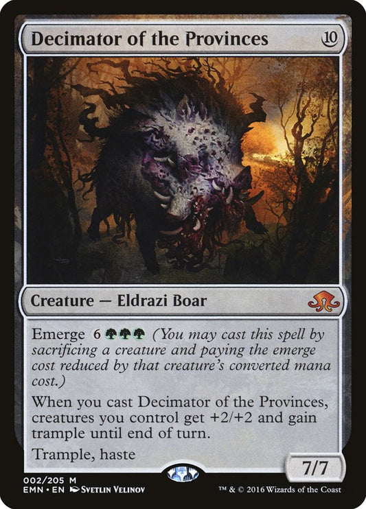 Decimator of the Provinces front