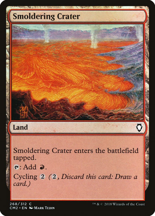Smoldering Crater front