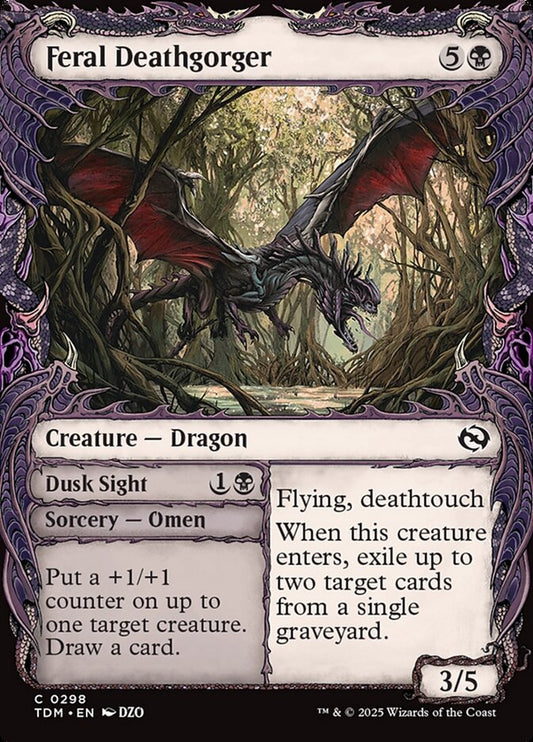 Feral Deathgorger // Dusk Sight front