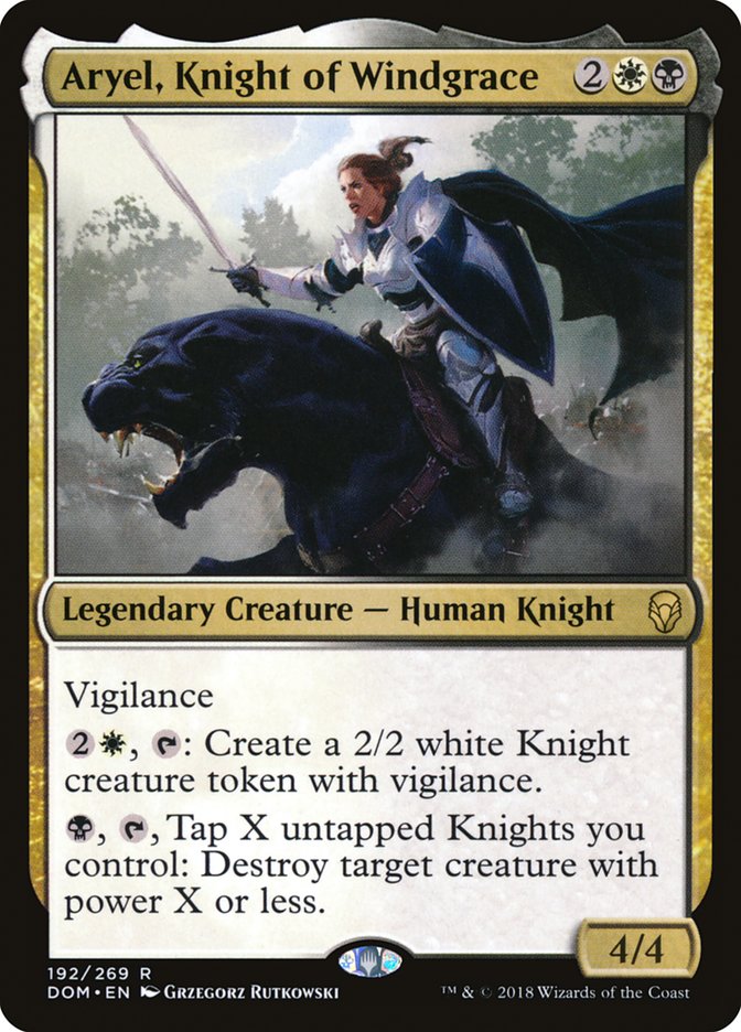 Aryel, Knight of Windgrace front
