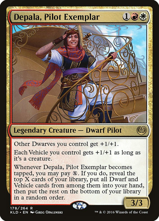 Depala, Pilot Exemplar front