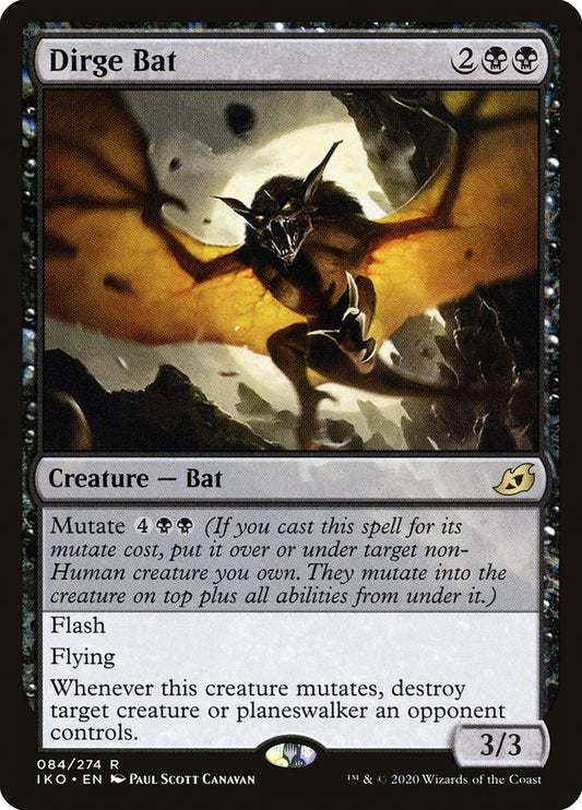 Dirge Bat front