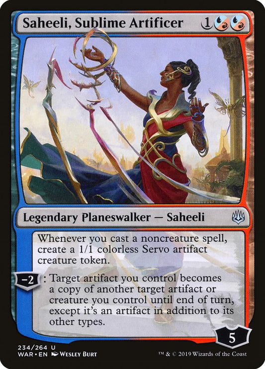 Saheeli, Sublime Artificer front