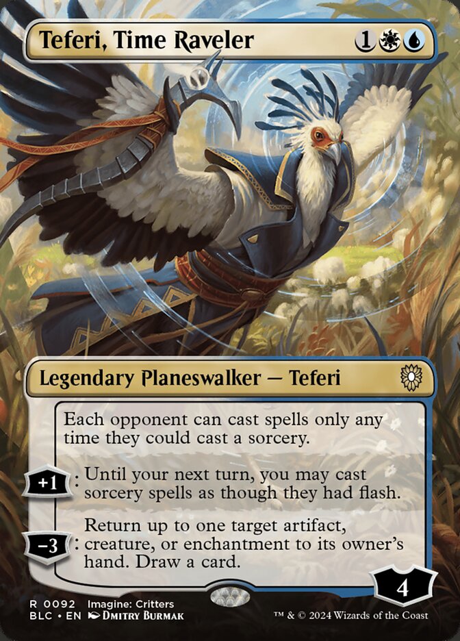 Teferi, Time Raveler front