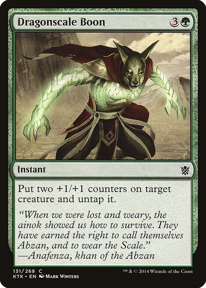 Dragonscale Boon front