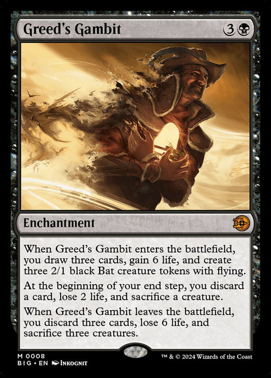 Greed's Gambit front
