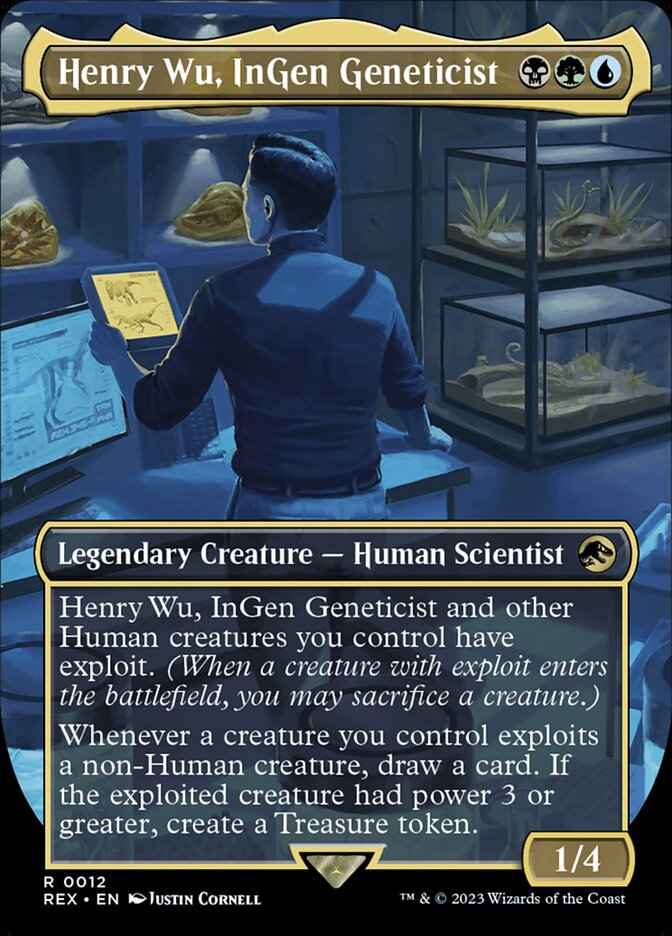 Henry Wu, InGen Geneticist (Full Art)