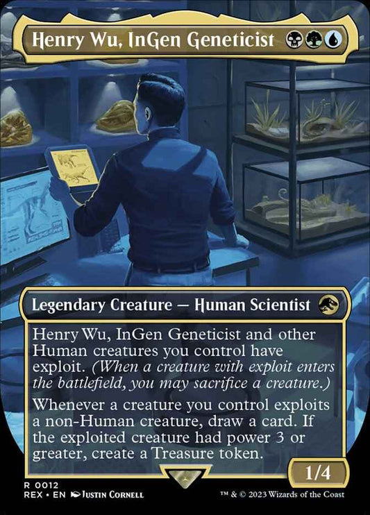 Henry Wu, InGen Geneticist (Full Art)