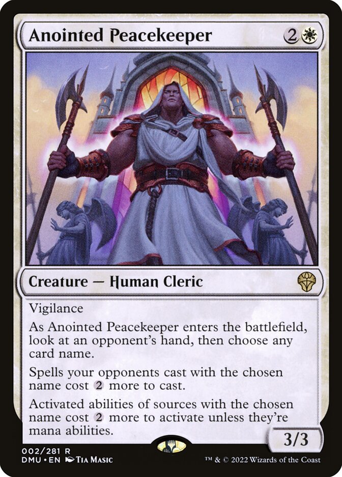 Anointed Peacekeeper front