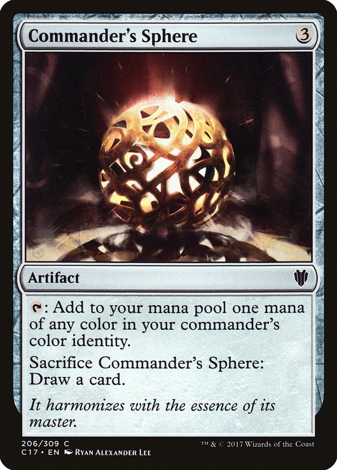 Commander's Sphere front