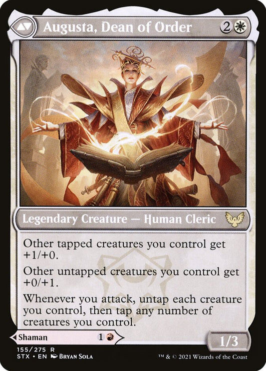 Plargg, Dean of Chaos // Augusta, Dean of Order back