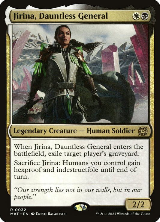 Jirina, Dauntless General front
