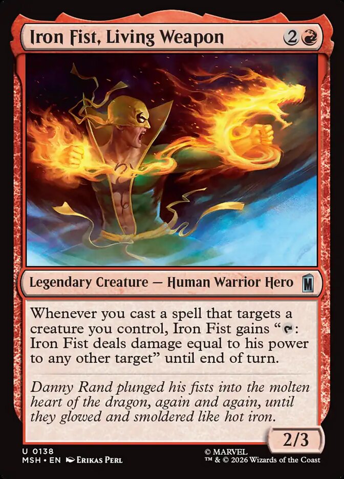 Iron Fist, Living Weapon front