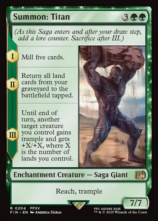 Summon: Titan front