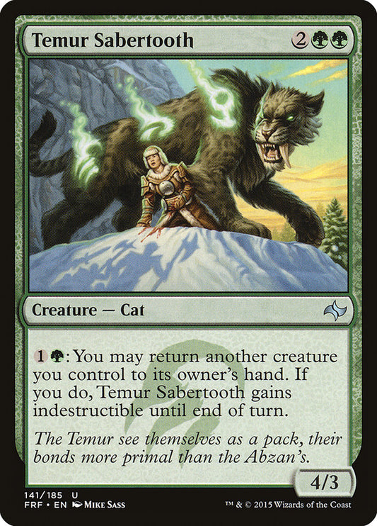 Temur Sabertooth front