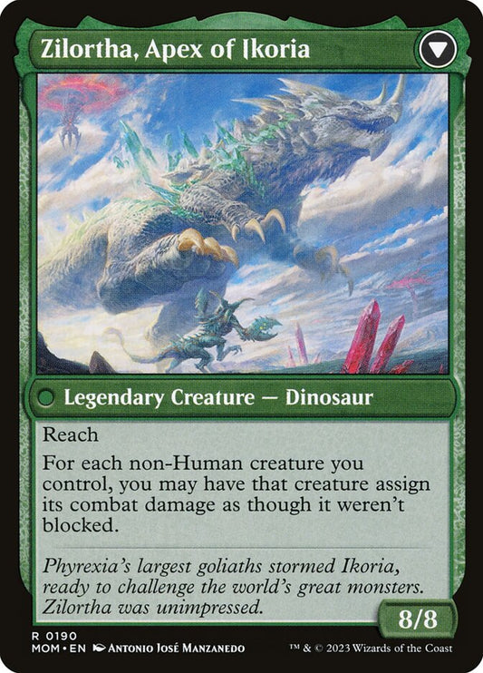 Invasion of Ikoria // Zilortha, Apex of Ikoria back