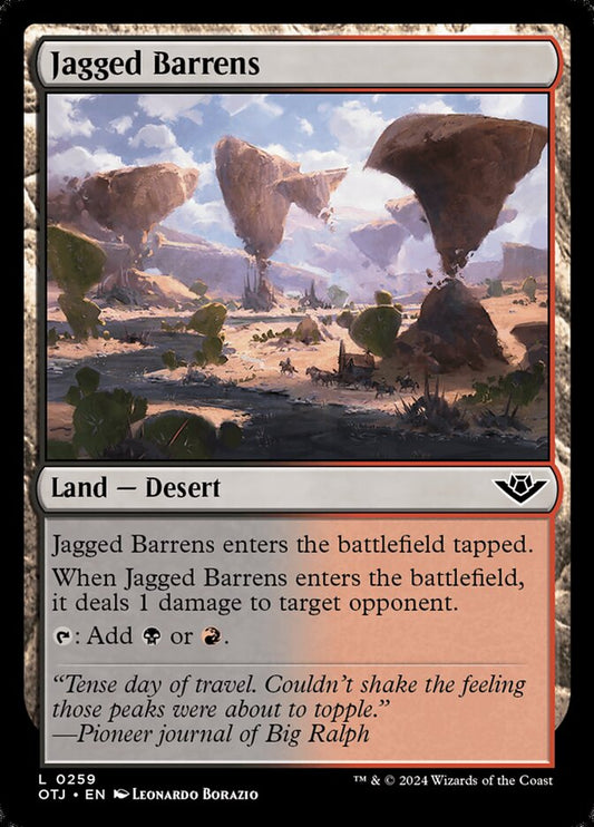 Jagged Barrens front