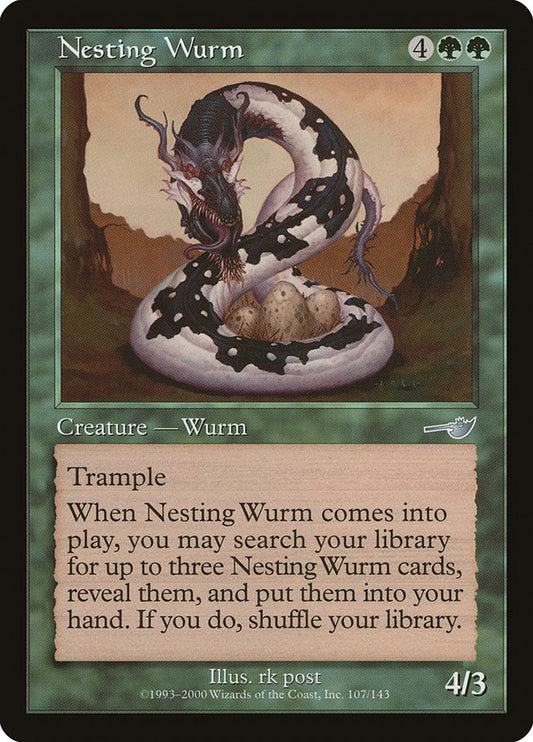 Nesting Wurm front