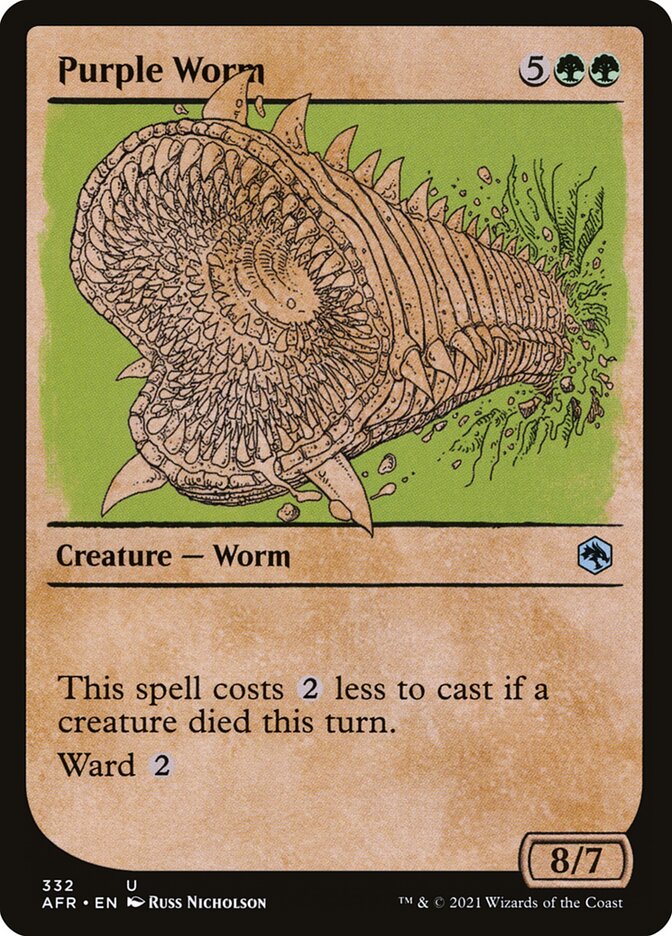 Purple Worm front
