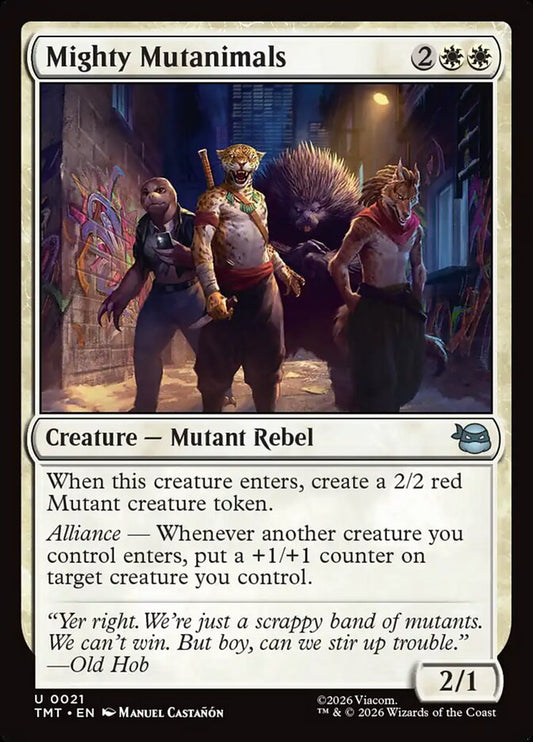 Mighty Mutanimals front