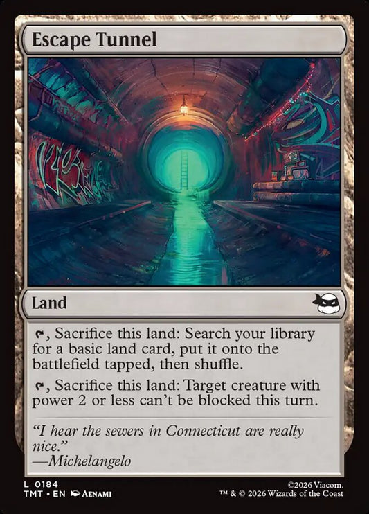 Escape Tunnel front