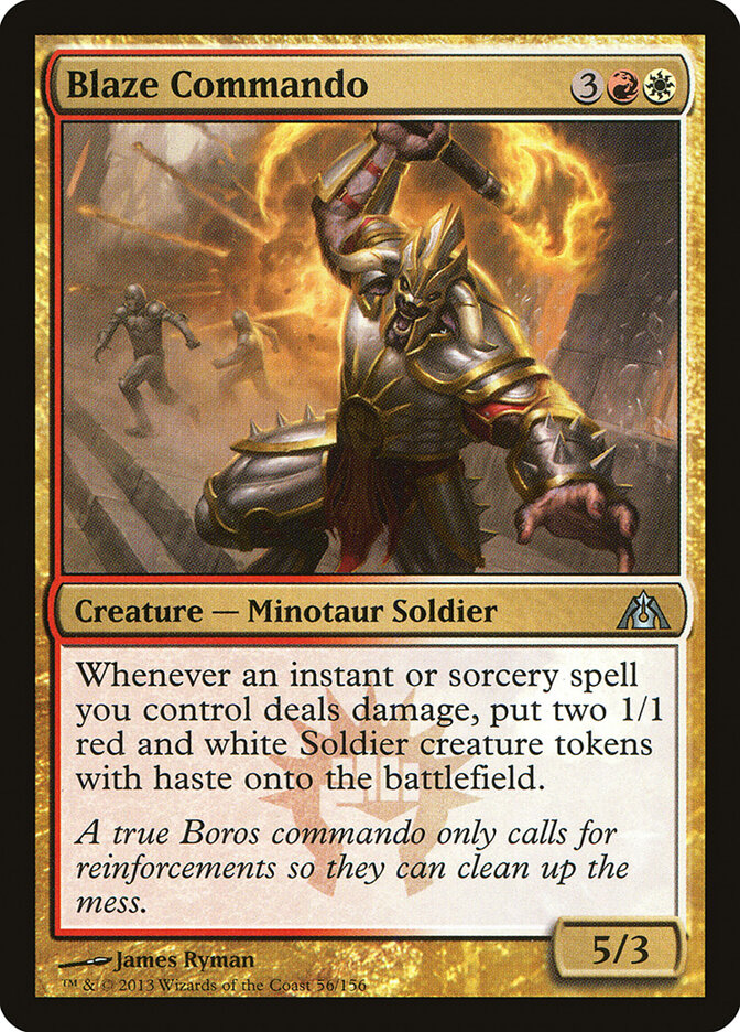 Blaze Commando front