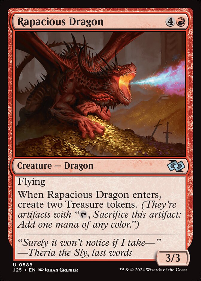 Rapacious Dragon front