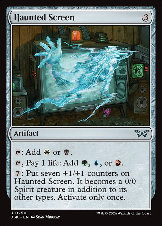 Haunted Screen front