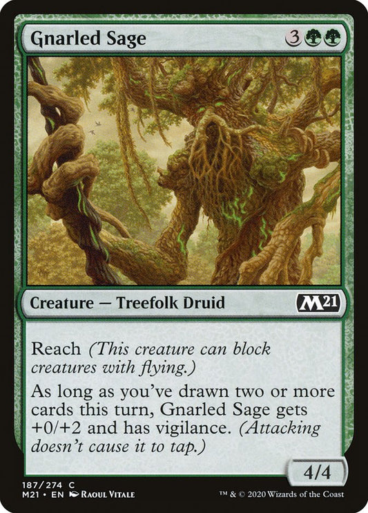 Gnarled Sage front