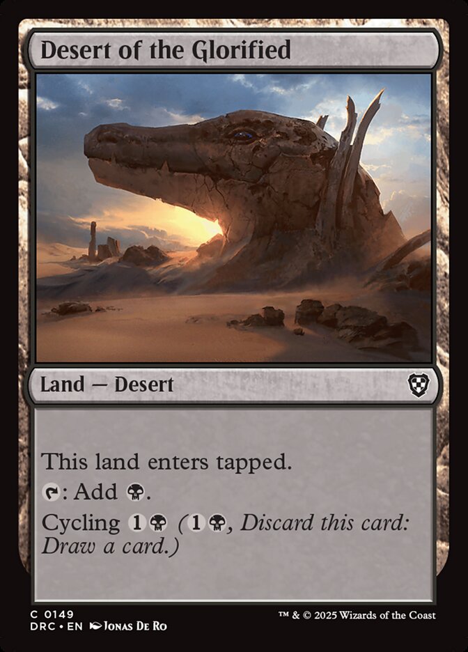 Desert of the Glorified front