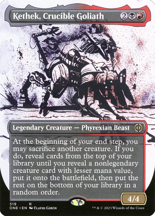 Kethek, Crucible Goliath front