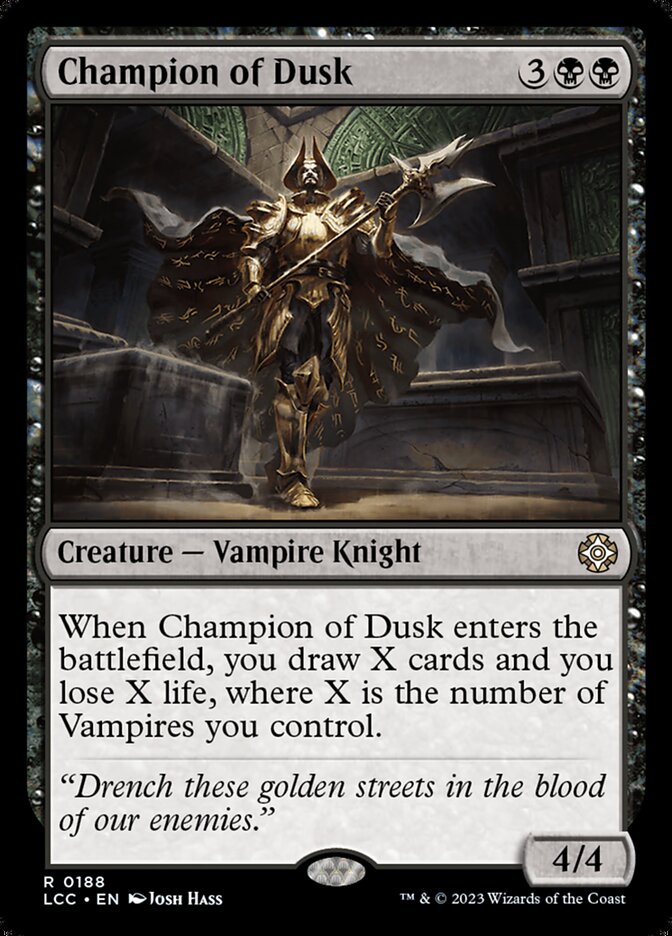 Champion of Dusk front