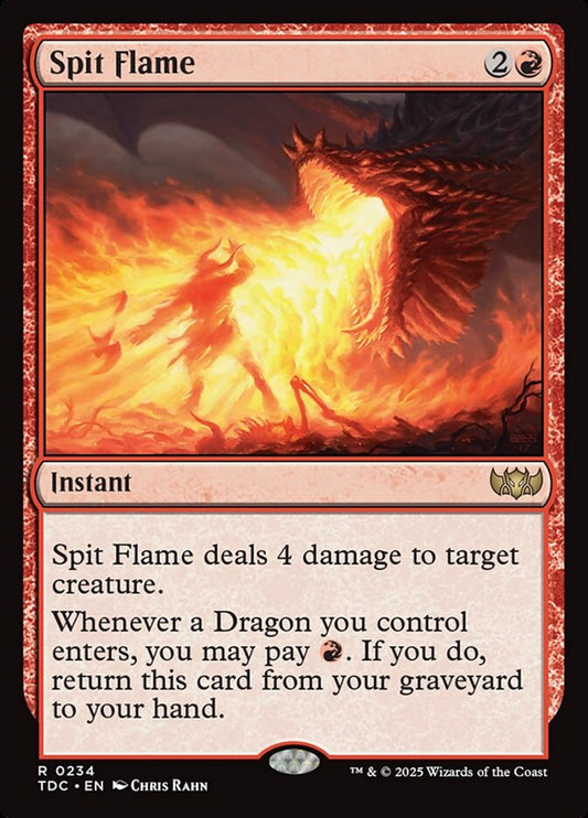 Spit Flame front