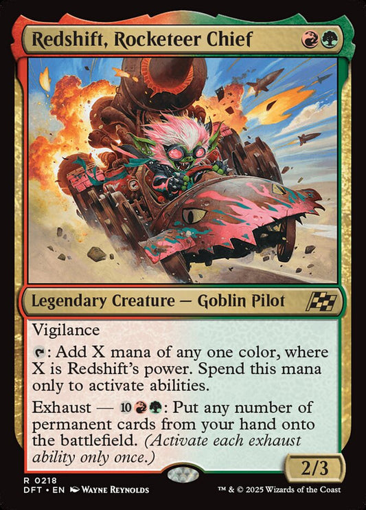 Redshift, Rocketeer Chief front