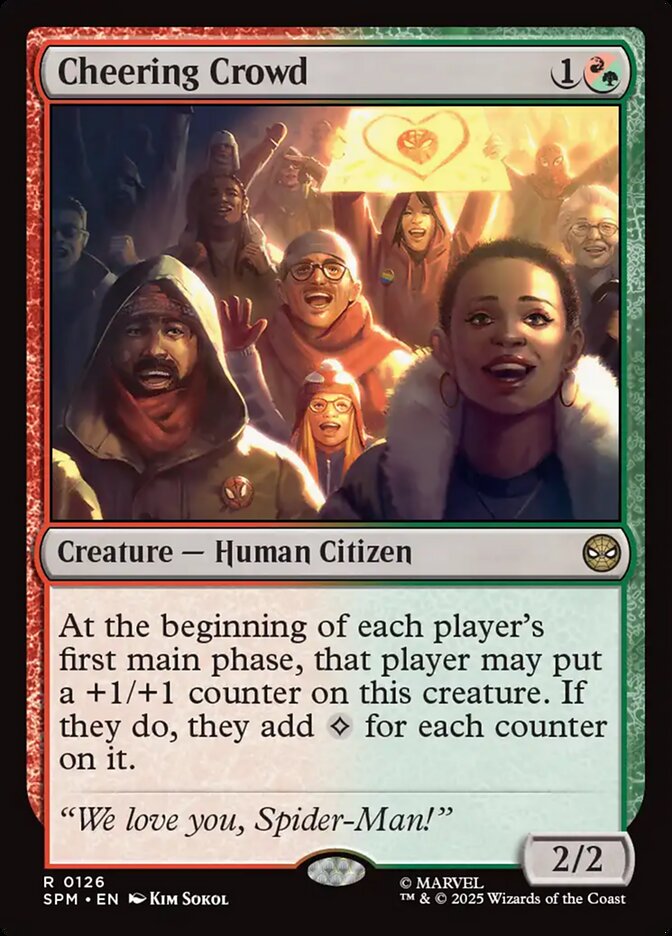 Cheering Crowd front