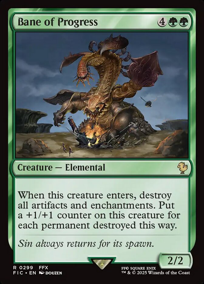 Bane of Progress front