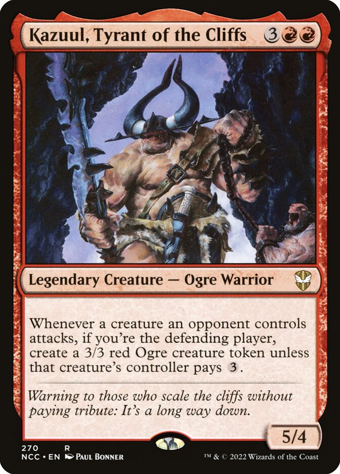 Kazuul, Tyrant of the Cliffs front