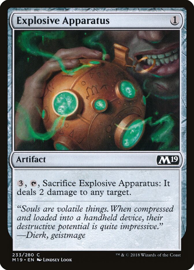 Explosive Apparatus front