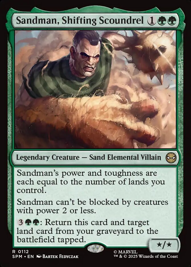 Sandman, Shifting Scoundrel front