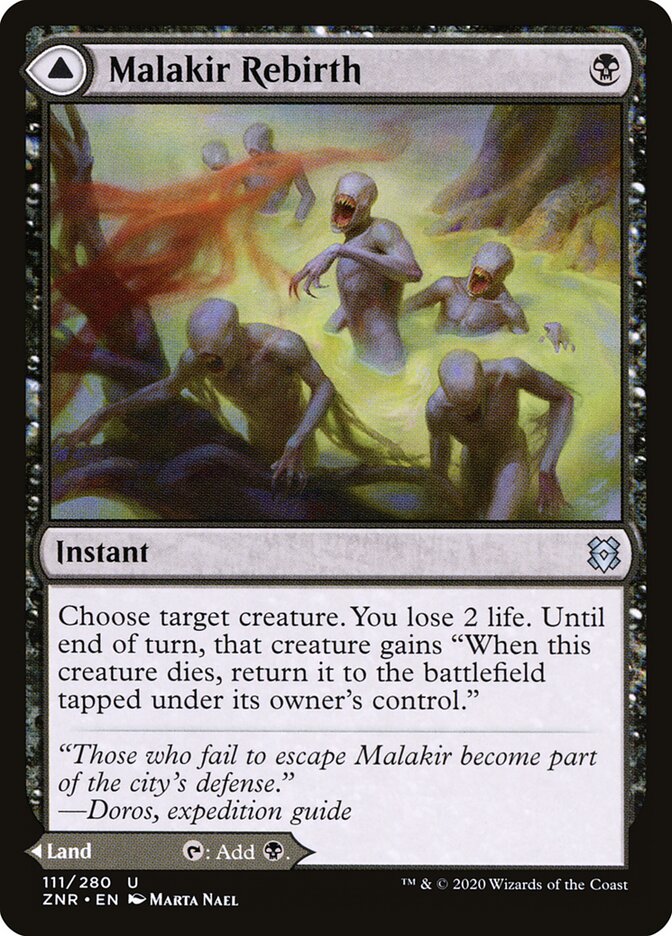 Malakir Rebirth // Malakir Mire front