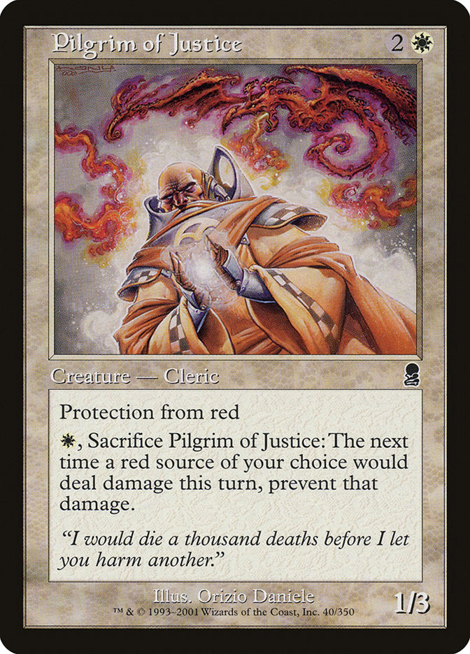 Pilgrim of Justice front