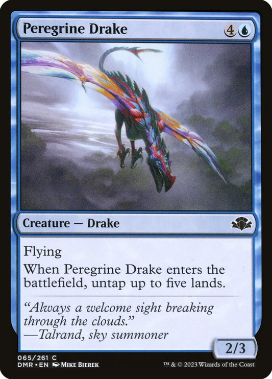 Peregrine Drake front