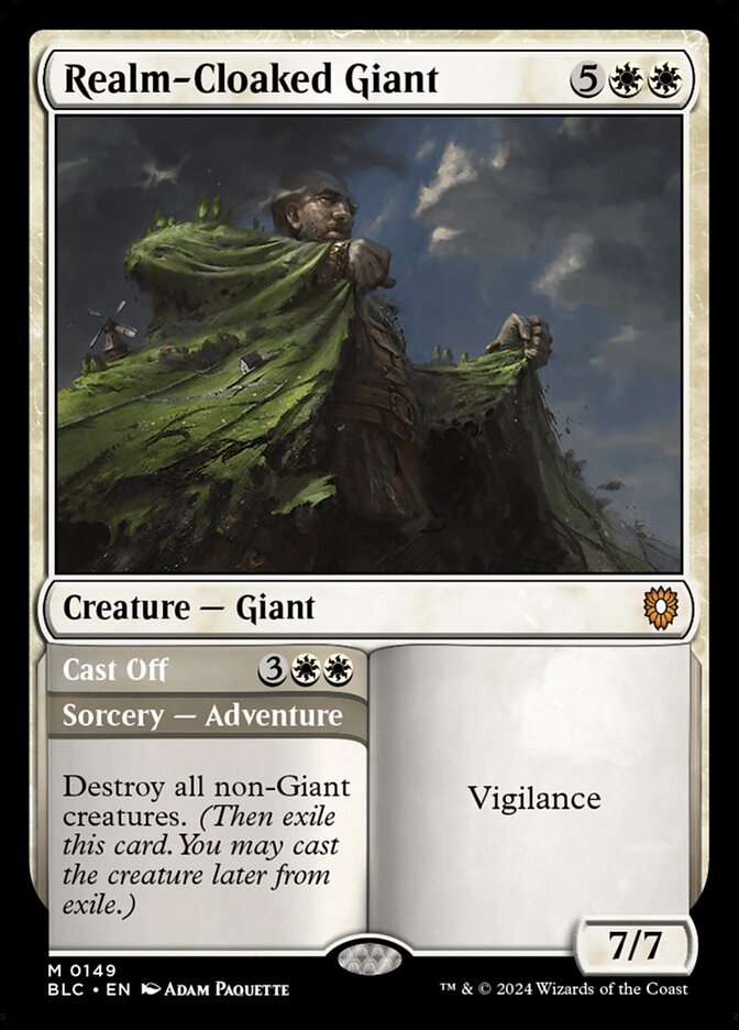 Realm-Cloaked Giant // Cast Off front
