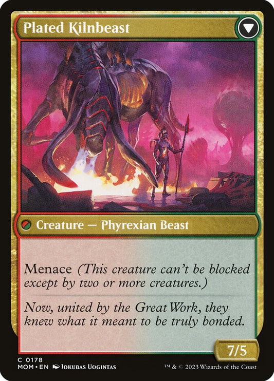 Bonded Herdbeast // Plated Kilnbeast back